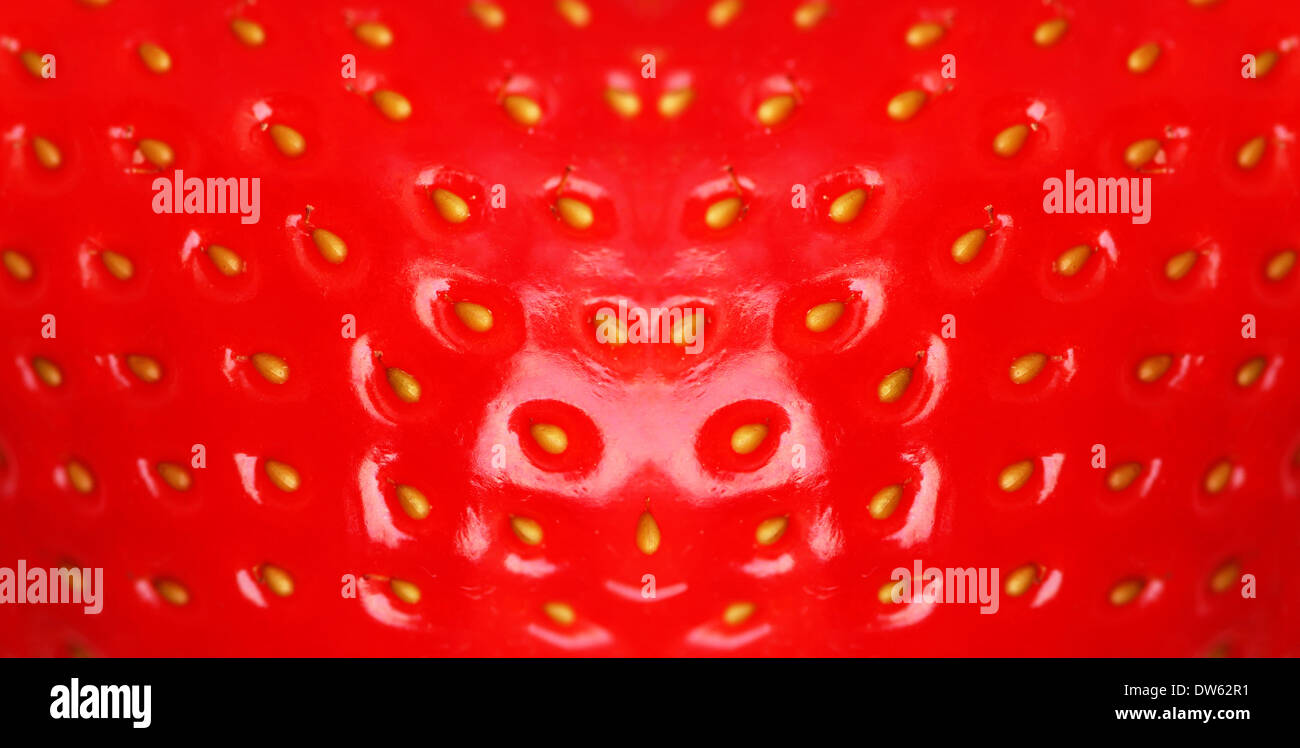 Le fragole di sfondo. Foto Stock