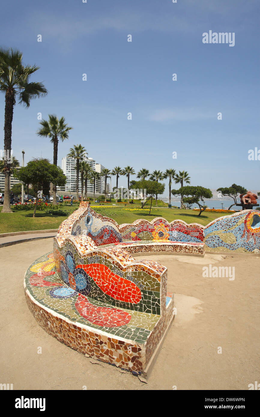 Parque del Amor (amore Park), Lima, Peru Foto Stock