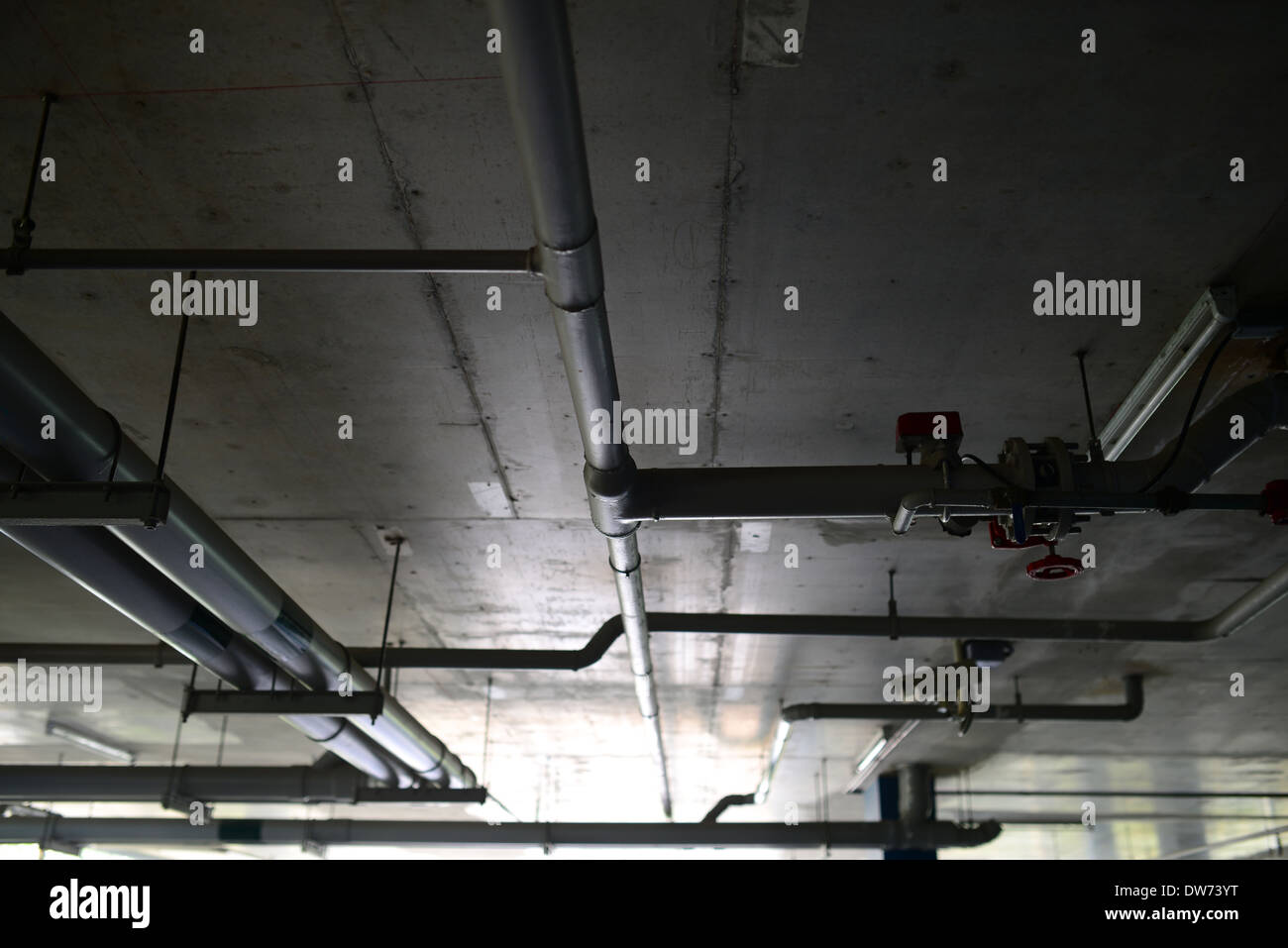 Costruzioni di pipeline Foto Stock