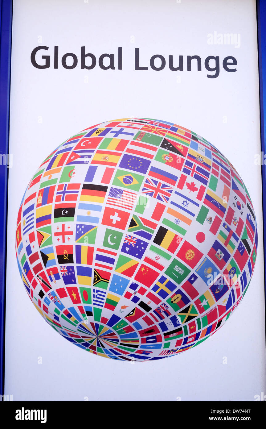 Trent University ,Global Lounge,Nottingham, UK. Foto Stock