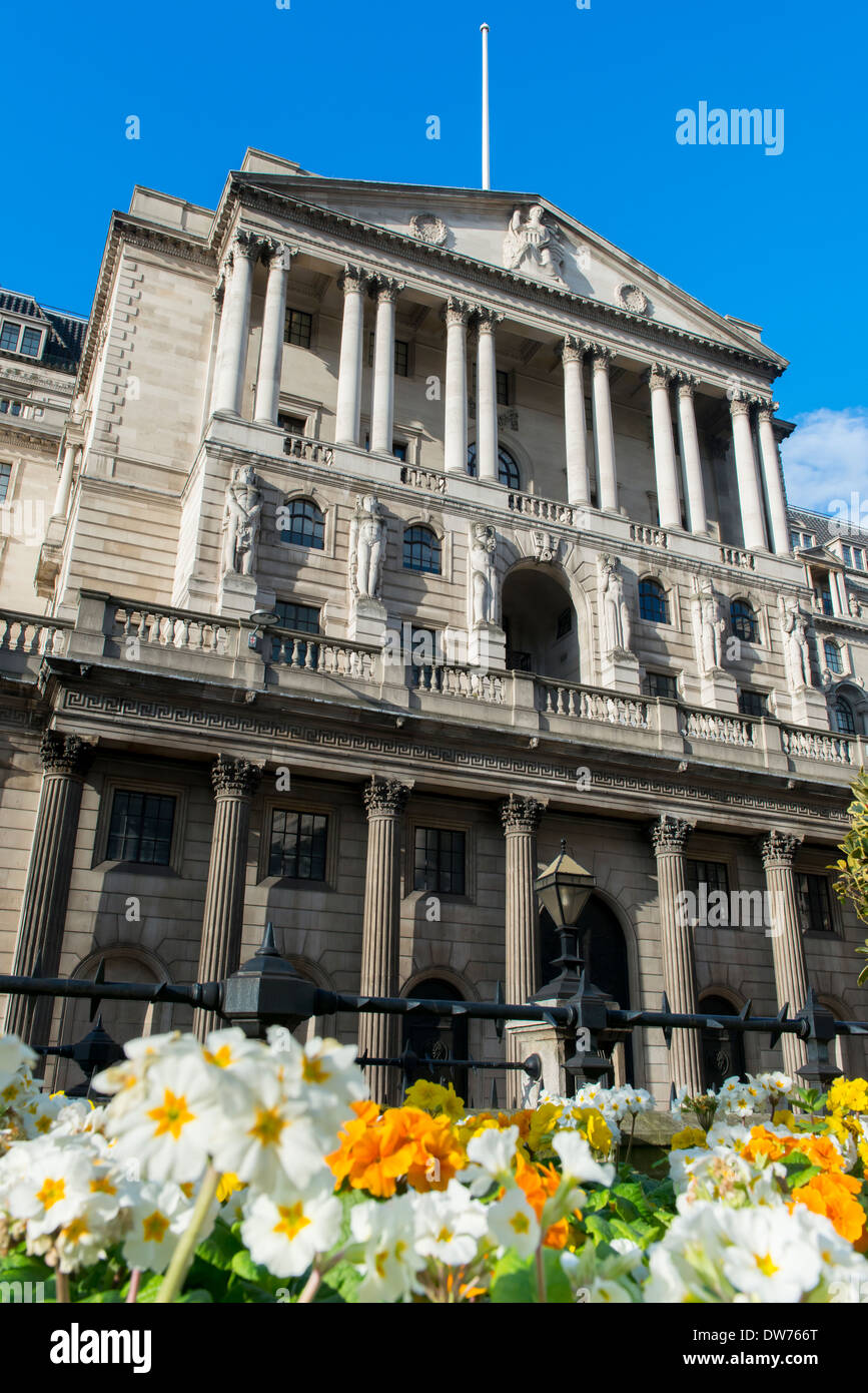 La Bank of England, Bank di Londra Foto Stock