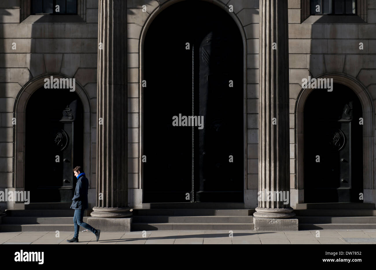 La Bank of England, Bank di Londra Foto Stock
