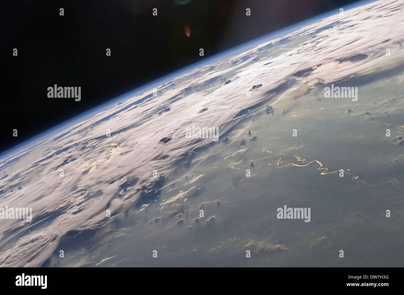 Rio Madera e Lago Acara nel bacino amazzonico Foto Stock