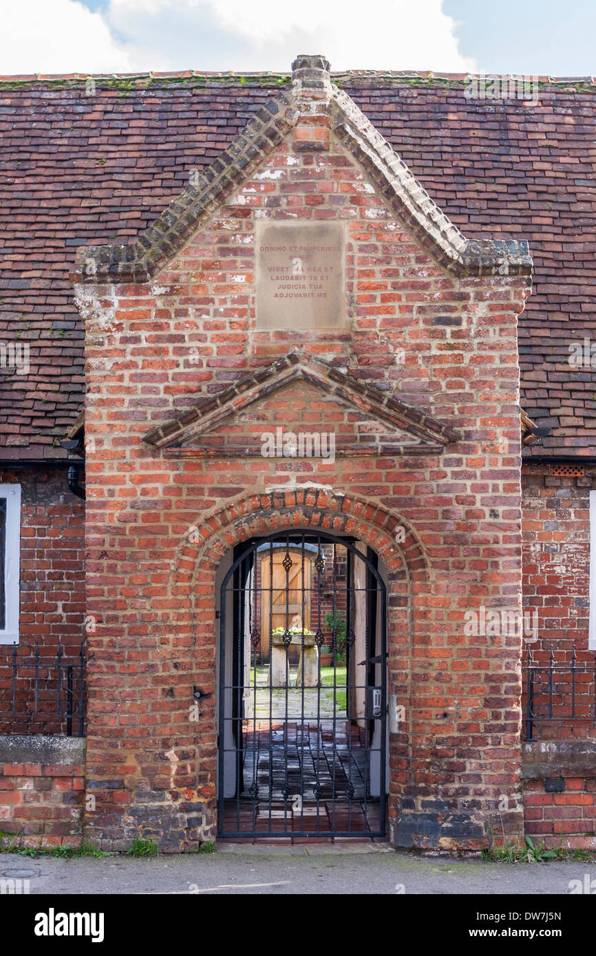 La Harrison gli ospizi di carità, Twyford, Berkshire, Inghilterra, GB, UK. Foto Stock