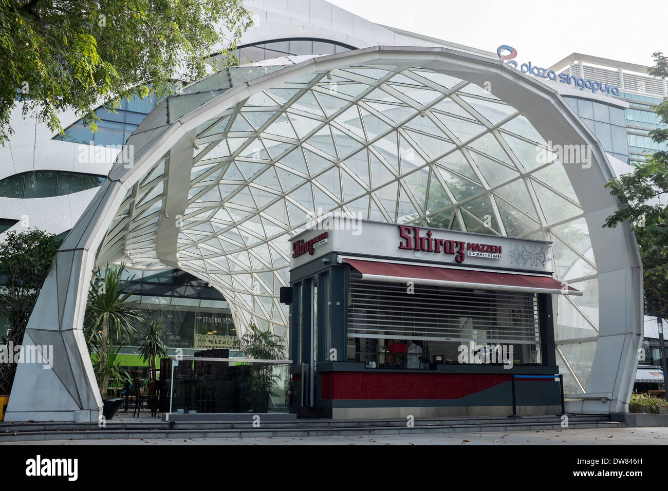 Plaza Singapore complesso per lo shopping, Singapore Foto Stock