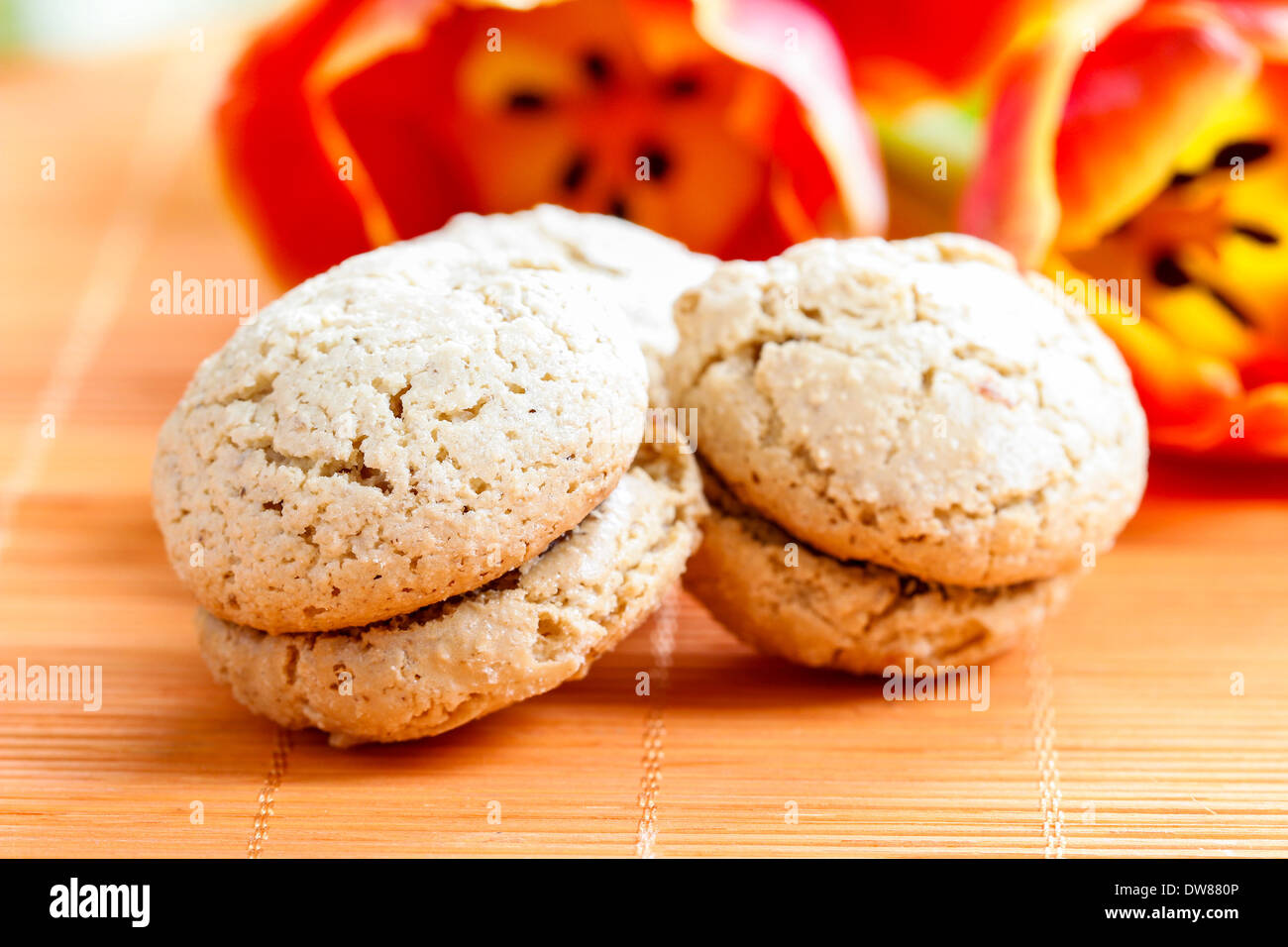 MacaroonsParisian parigino amaretti Foto Stock