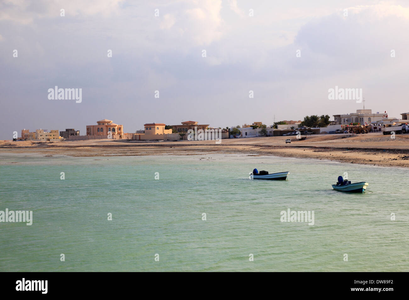 Spiaggia di Al Khor. Il Qatar, Medio Oriente Foto Stock