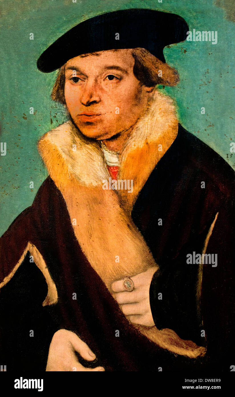 Michele Desubleo (1601–1676) Olanda Francia French1533 Lucas Cranach il giovane 1515–1586 Germania tedesca Foto Stock
