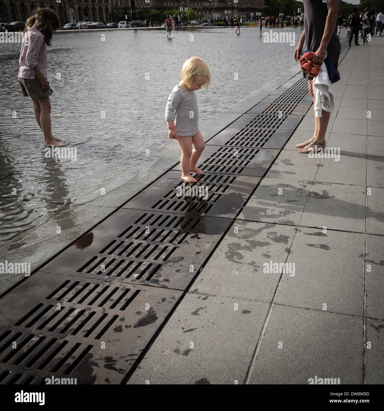 Place de la Bourse - Bordeaux, Francia. Foto Stock