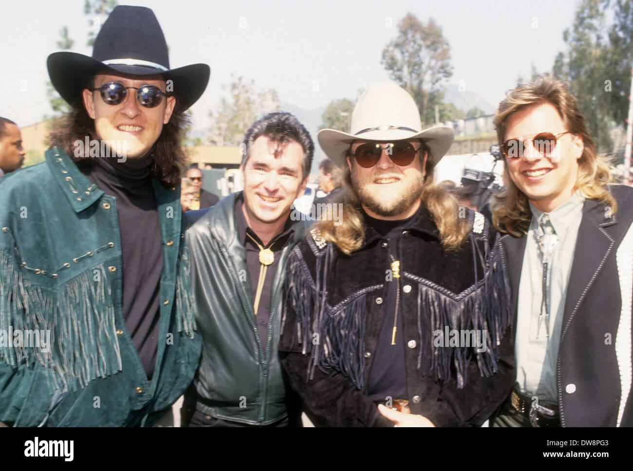 BLACKHAWK American gruppo Paese nel 1994. Foto di Jeffrey Mayer Foto Stock