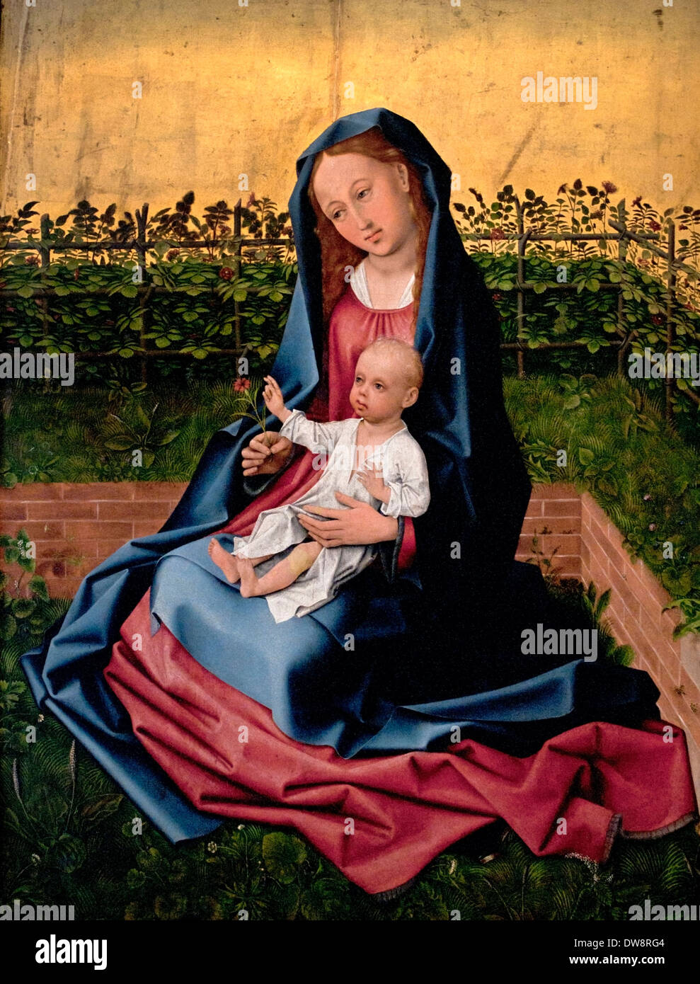 Vergine che dice 'Ni!' Maestro della leggenda di Santa Maddalena 1490 - 1525 Dopo Rogier van der Weyden belga fiamminga del Belgio Foto Stock