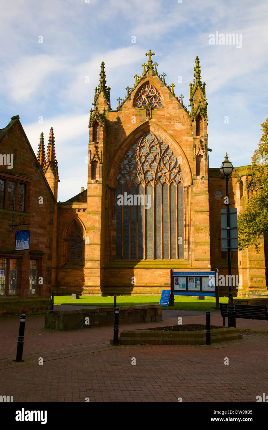 Cattedrale di Carlisle, Carlisle, Cumbria, England, Regno Unito, Gran Bretagna Foto Stock