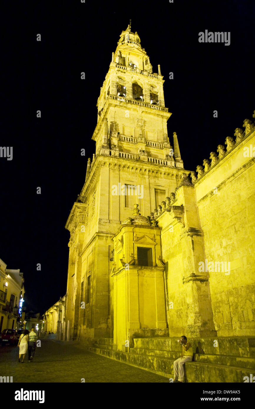 Alminar campanile, Grande moschea cordoba Foto Stock