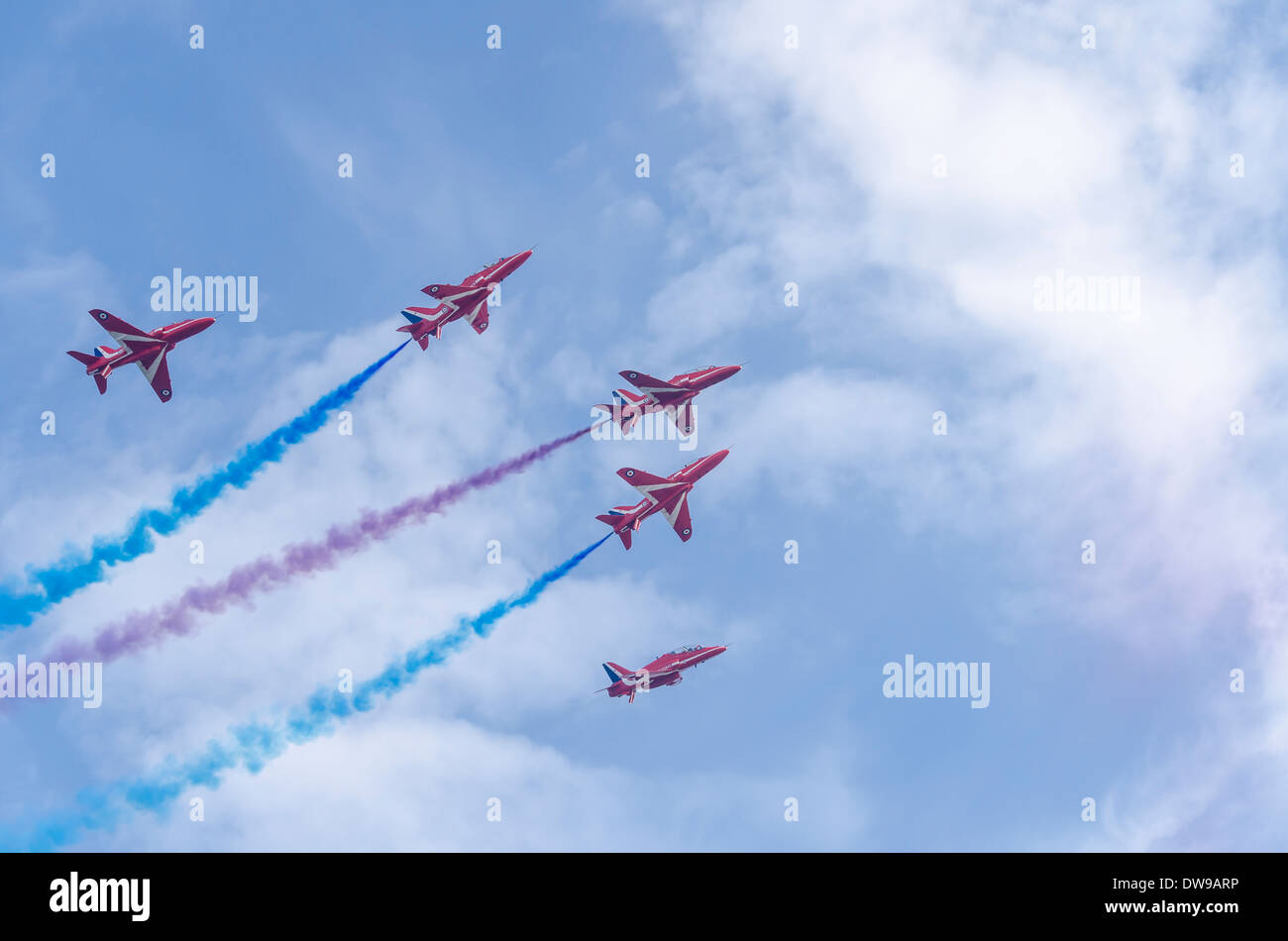 Le frecce rosse aerobatic team Foto Stock