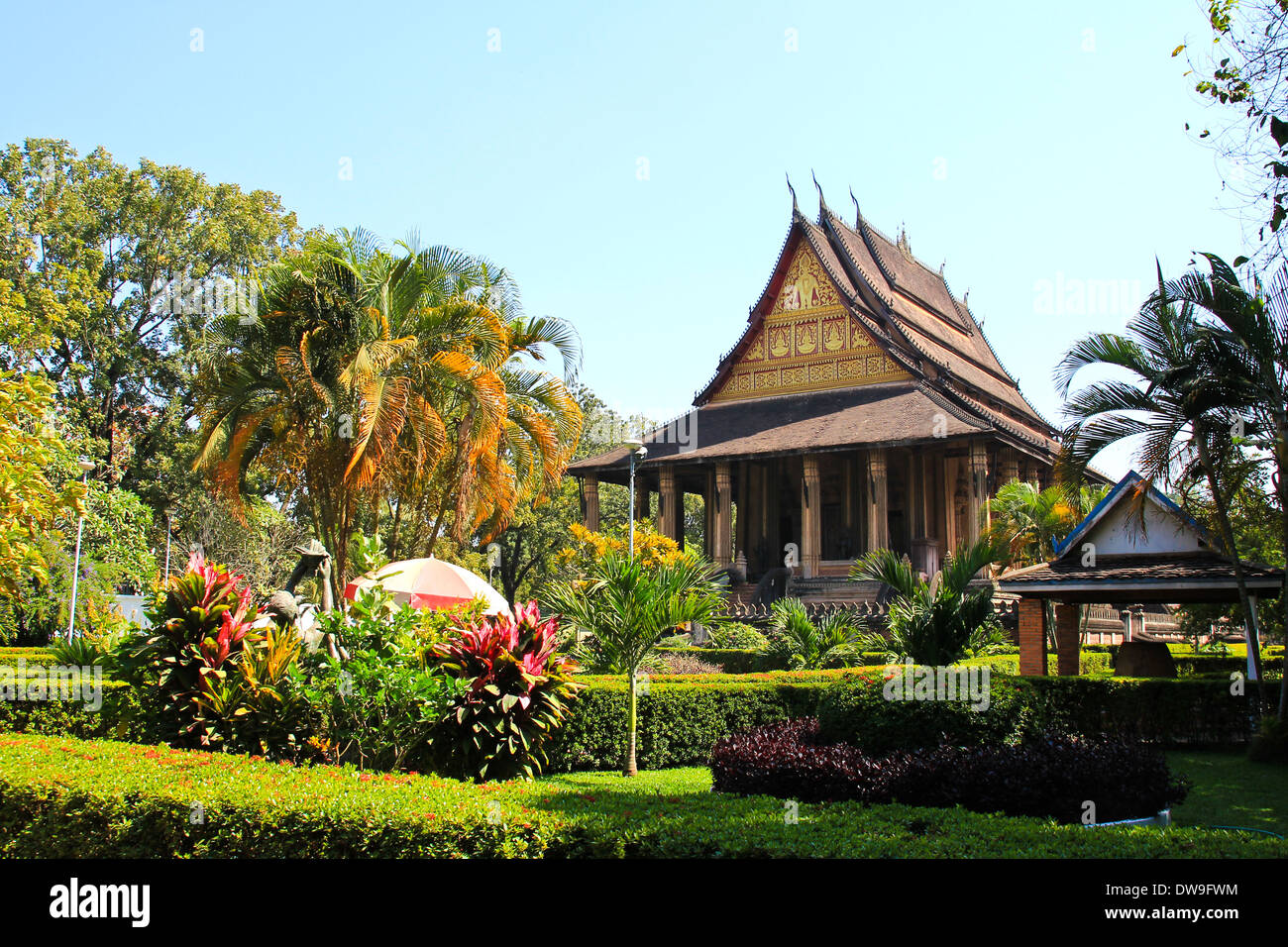 Haw Phra Kaew, Vientiane, Laos. Foto Stock