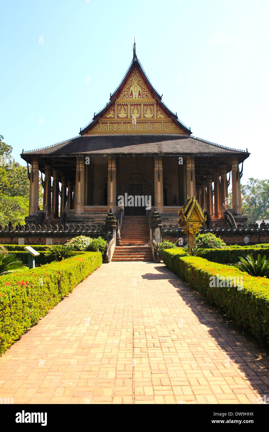 Haw Phra Kaew, Vientiane, Laos. Foto Stock