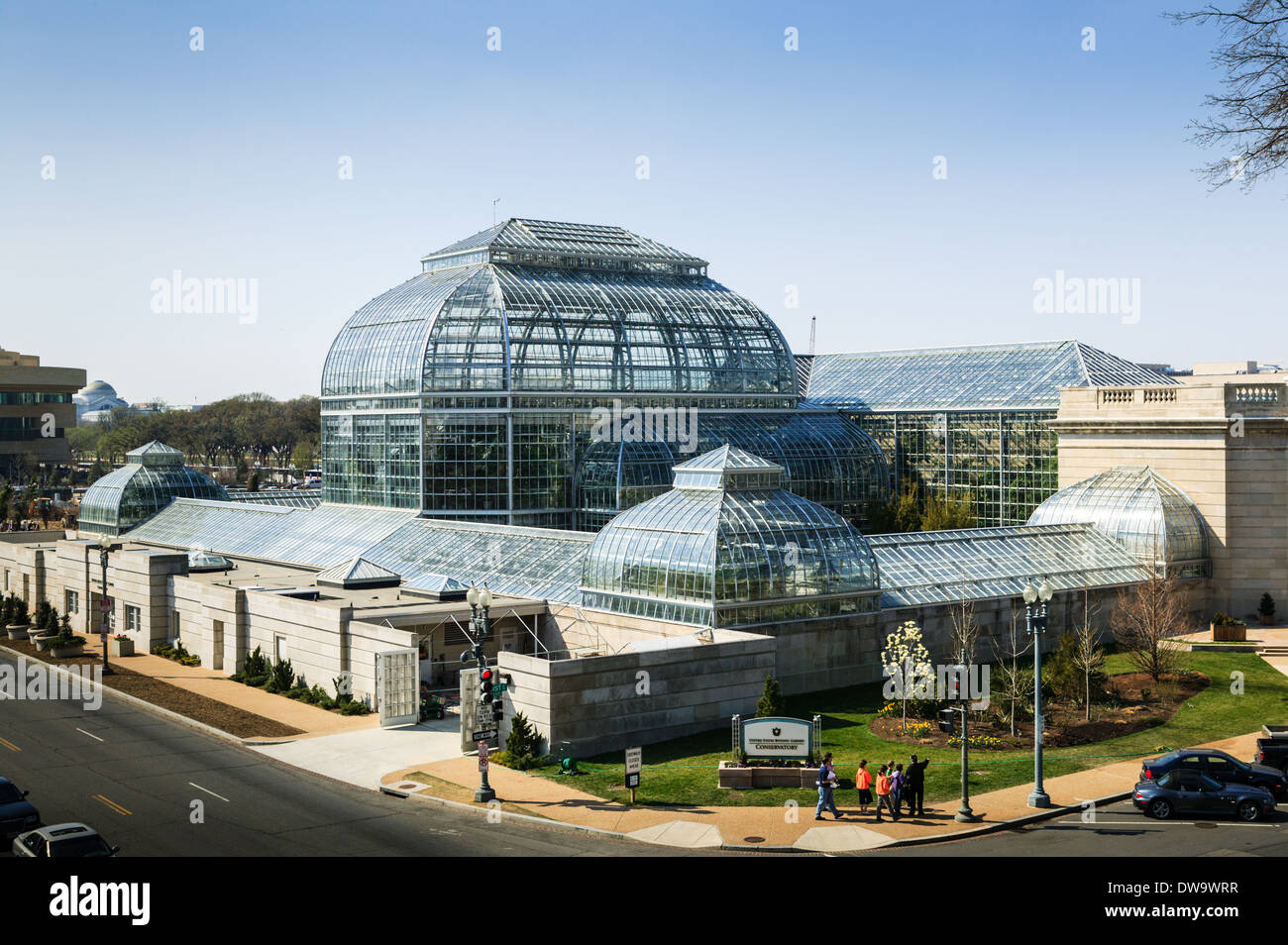 National Botanic Garden Conservatorio Viale Indipendenza Washington DC e Distretto di Columbia Foto Stock