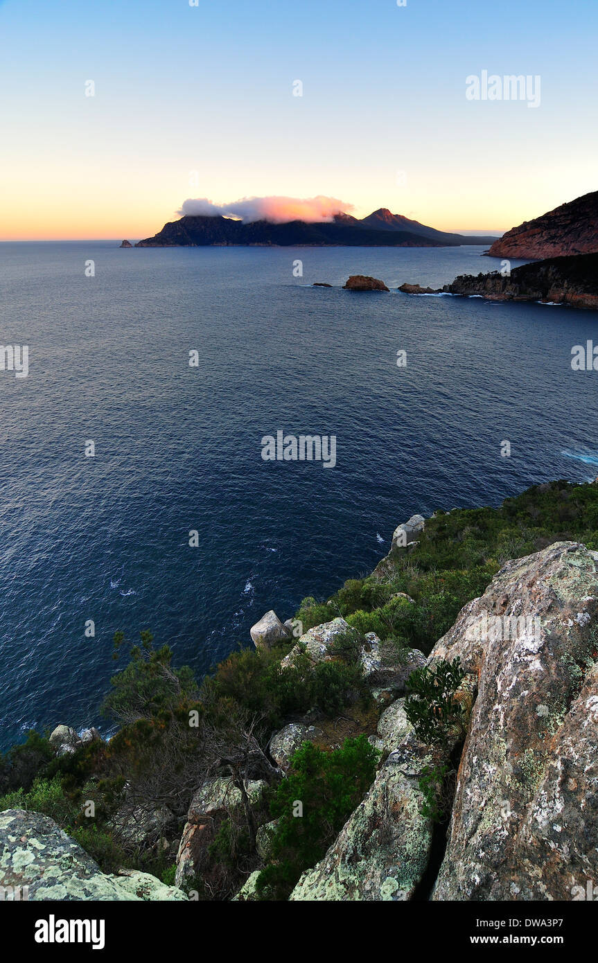 Capet Tourville, Freycinet National Park, Tasmania Foto Stock