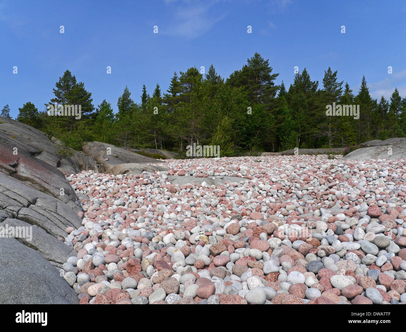 Storviken, trysunda, Höga Kusten (costa alta), västernorrlands län, Golfo di Botnia, Svezia Foto Stock