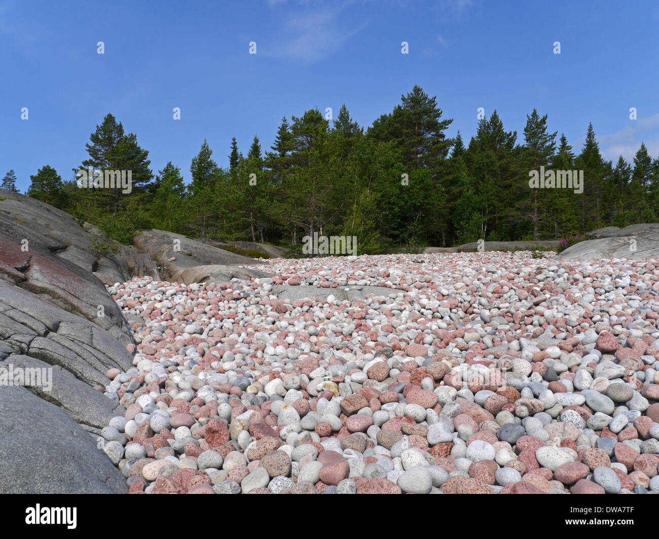 Storviken, trysunda, Höga Kusten (costa alta), västernorrlands län, Golfo di Botnia, Svezia Foto Stock