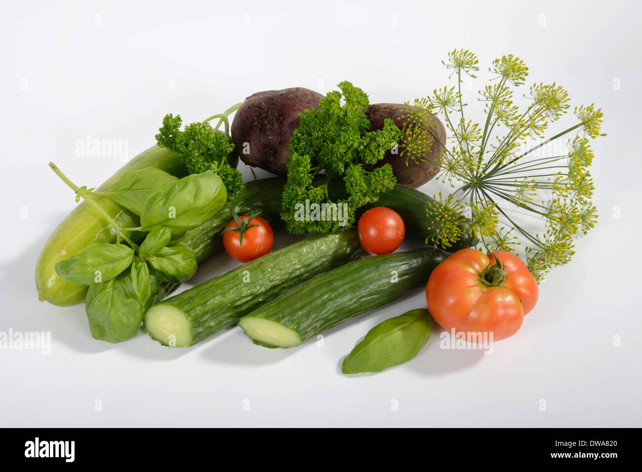 Diversi ortaggi Foto Stock