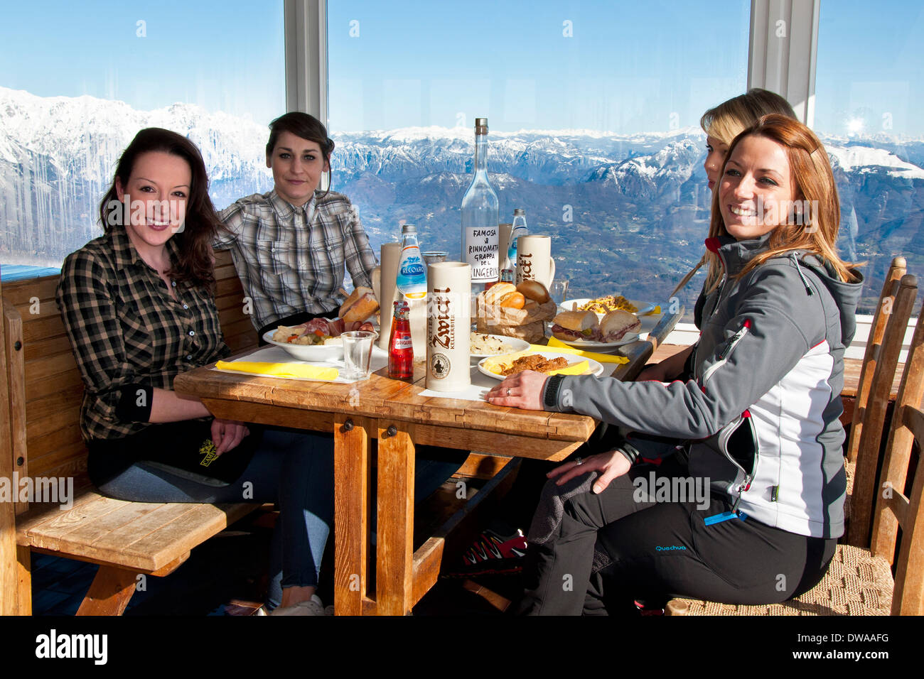 L'Italia, Recoaro Mille, Gingerino rifugio Foto Stock