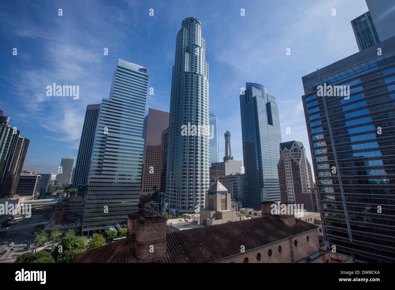 Il centro cittadino di Los Angeles, California, Stati Uniti d'America Foto Stock