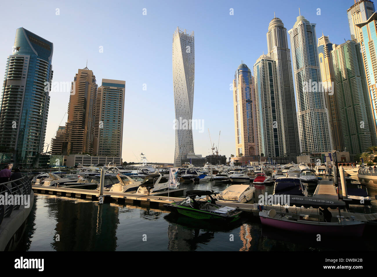 Dubai Marina, Dubai, Vereinigte Arabische Emirate, Asien Foto Stock