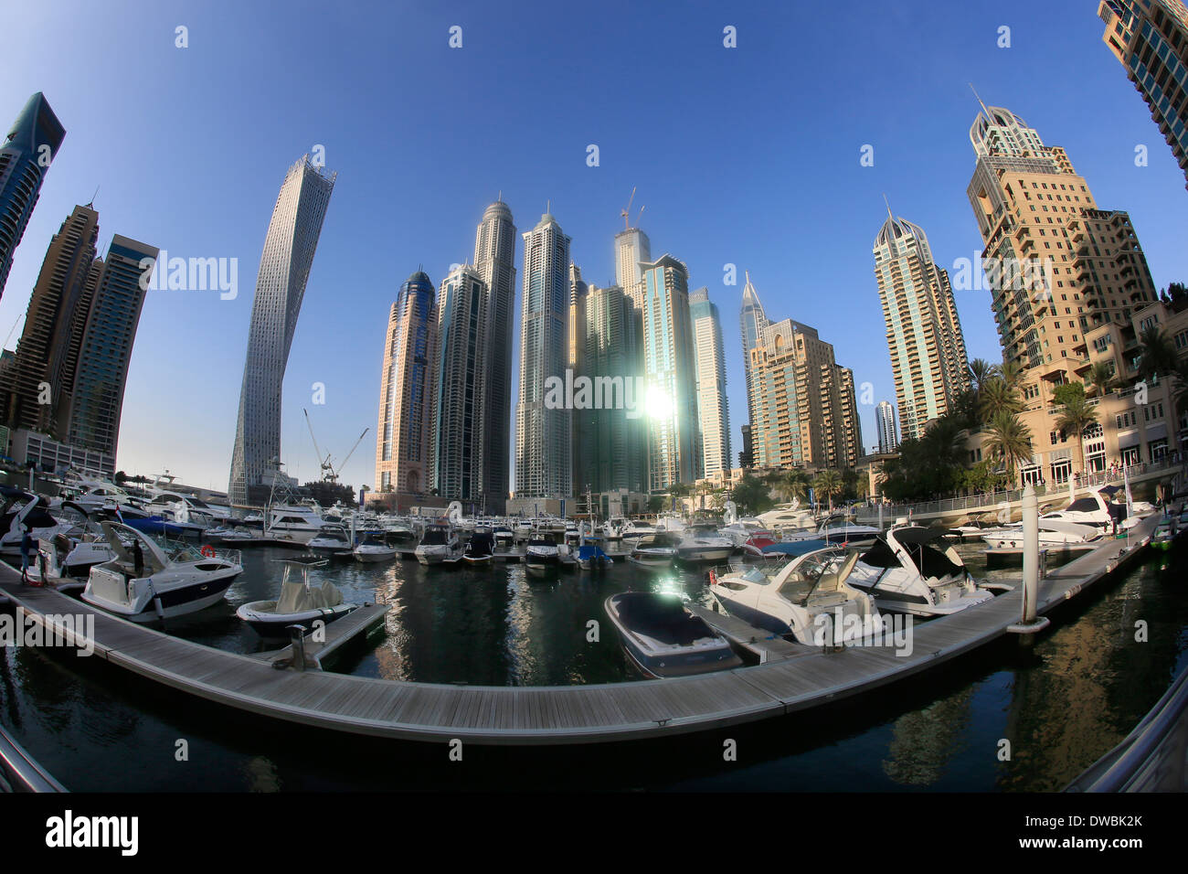Dubai Marina, Dubai, Vereinigte Arabische Emirate, Asien Foto Stock