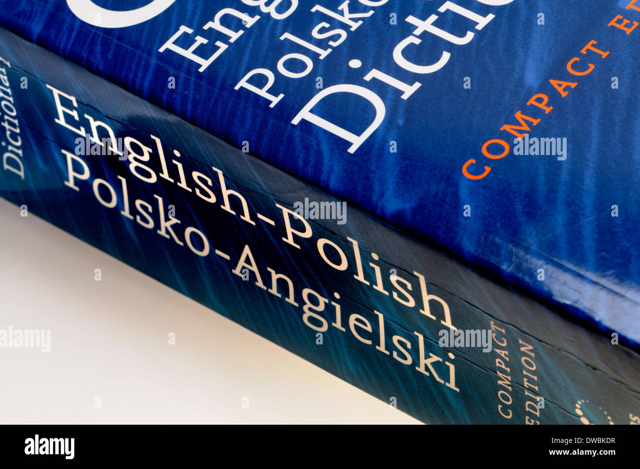English-Polish dizionario della lingua (Collins) Foto Stock