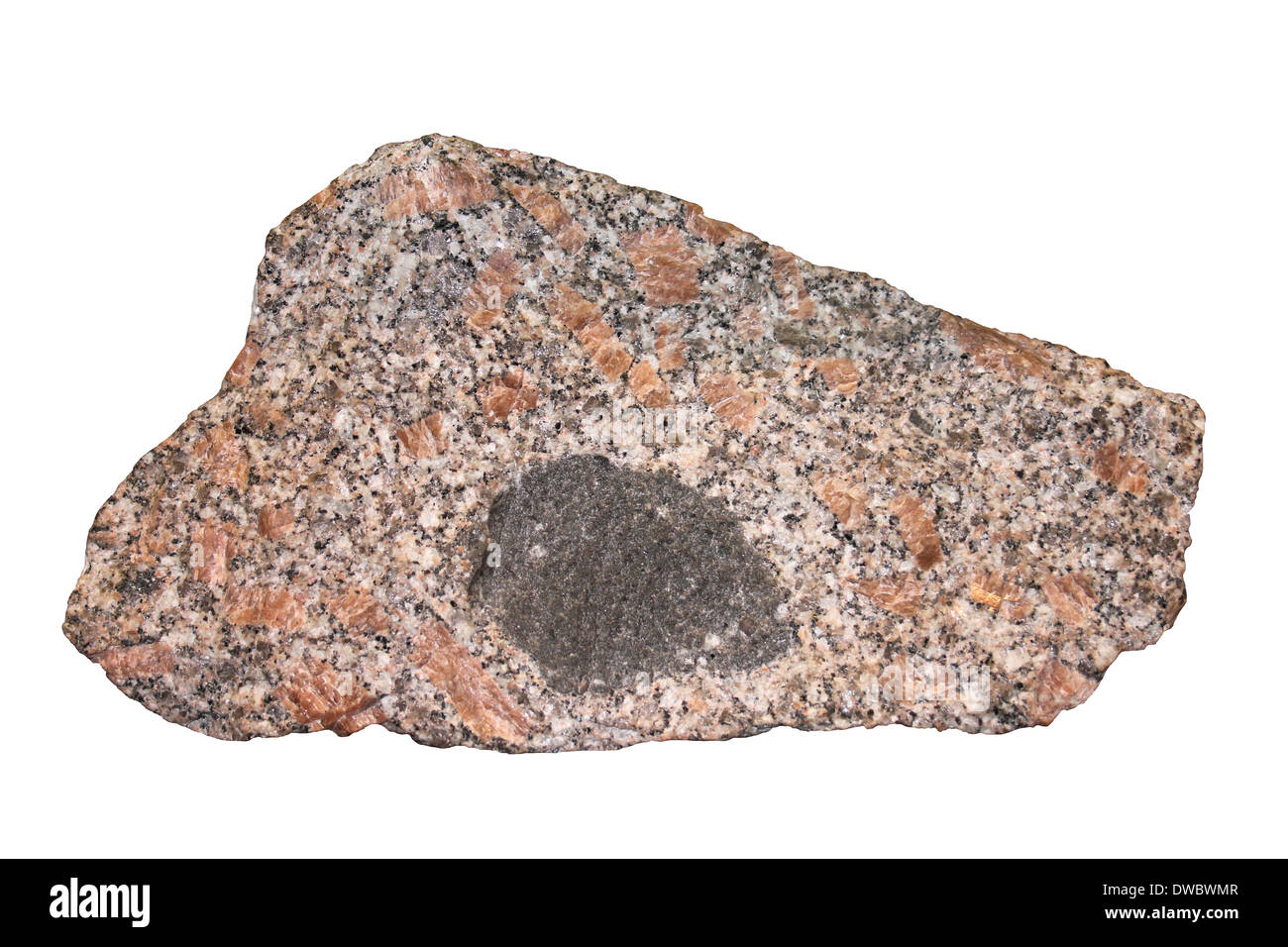 Shap granito con Xenolith Foto Stock
