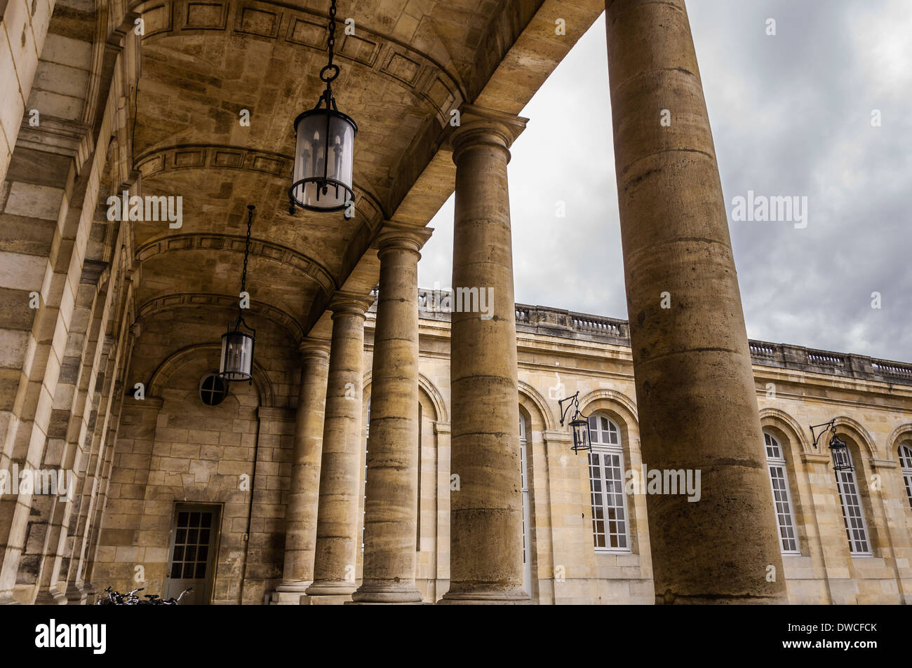 Bordeaux - Hotel de Ville (municipio). Francia Foto Stock