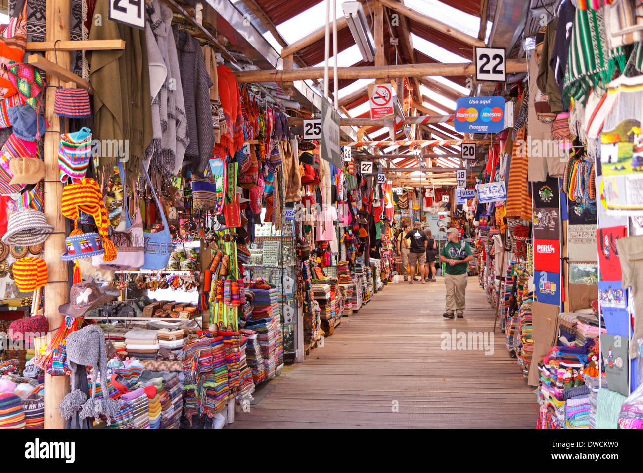 Negozio di souvenir a Cuzco, Perù, Sud America Foto Stock