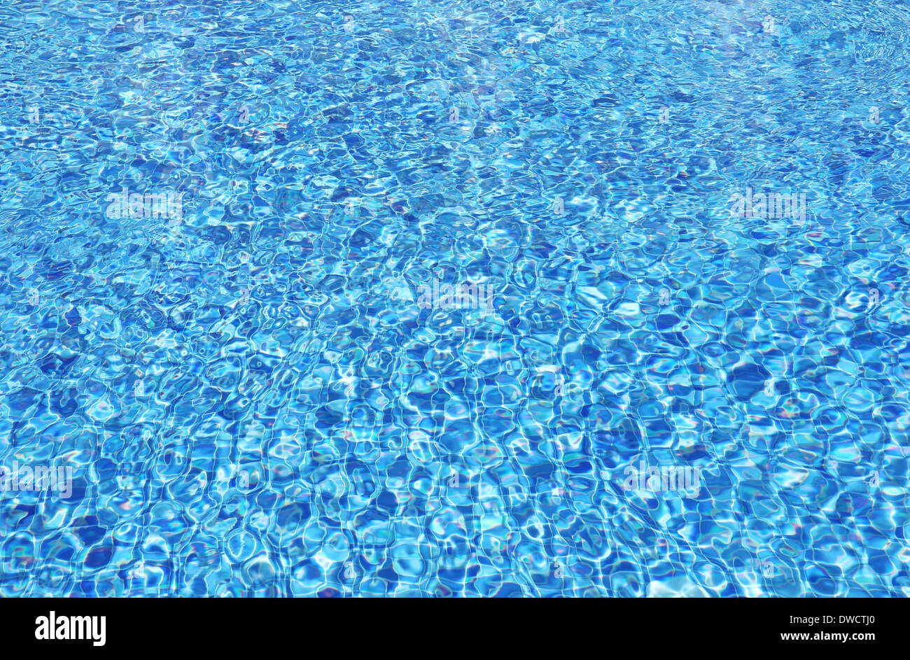Acqua blu sullo sfondo Foto Stock