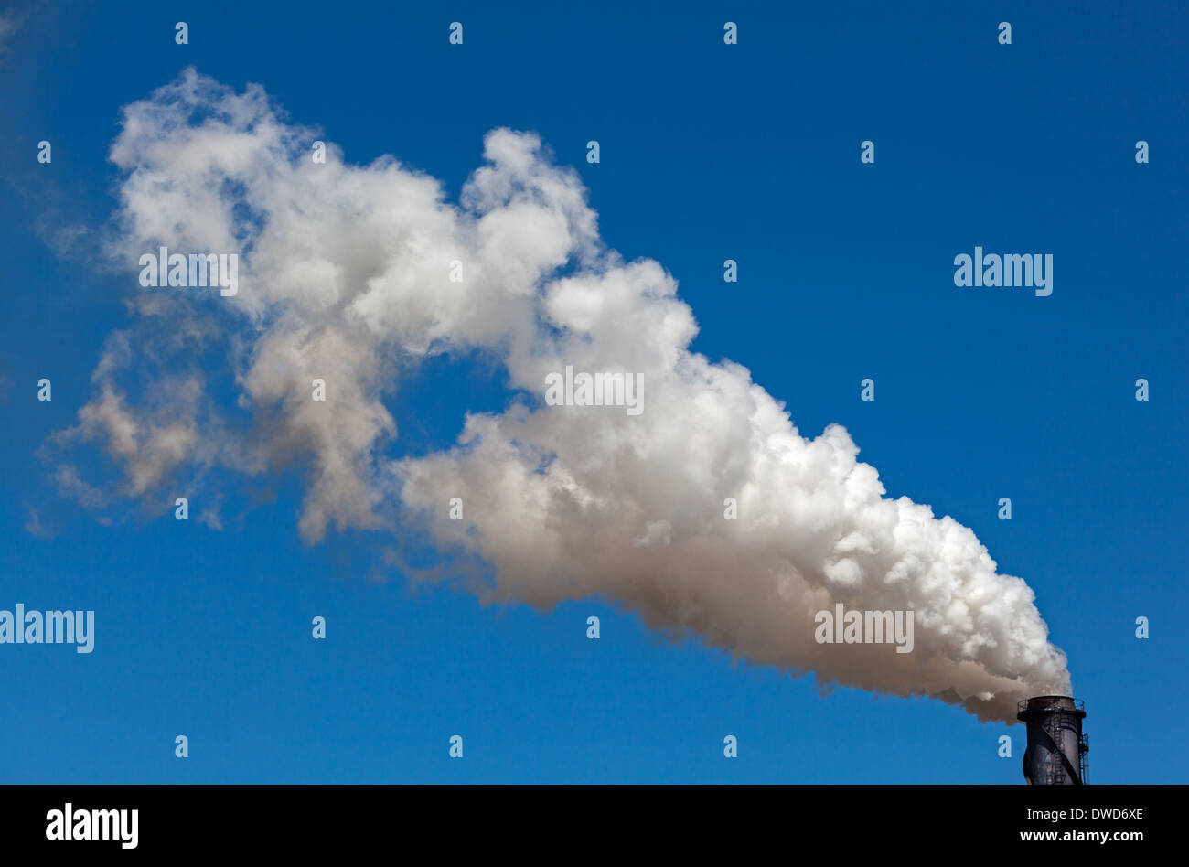 Sugar Mill stack di fumo Tully Foto Stock