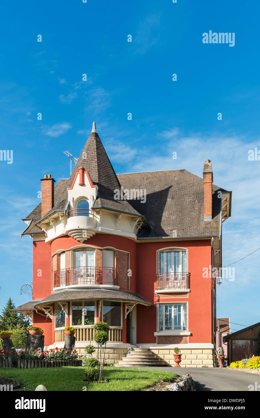 Francia, Dipartimento Saône-et-Loire, Digoin, casa residenziale Foto Stock