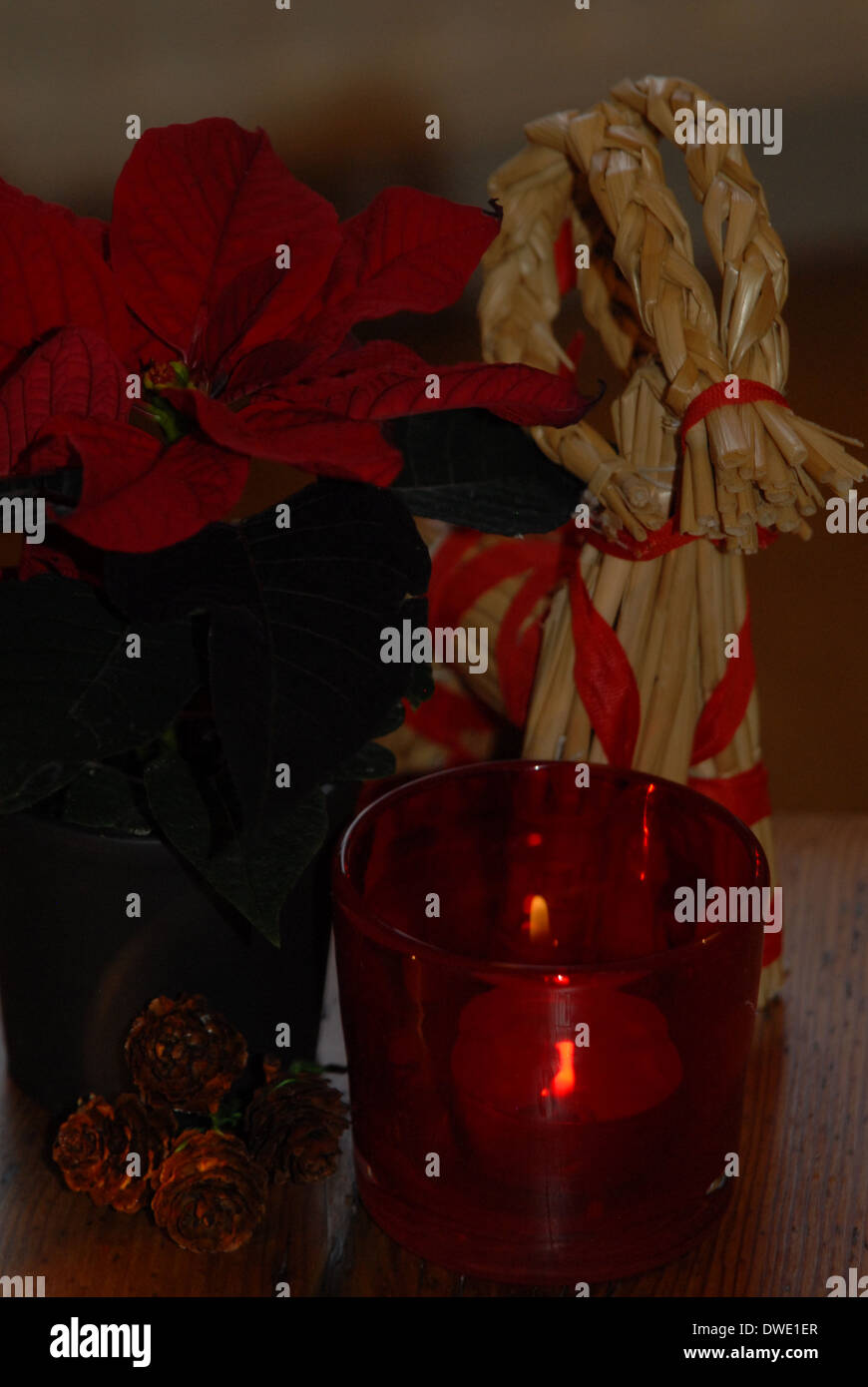 Scena di natale. Foto Stock