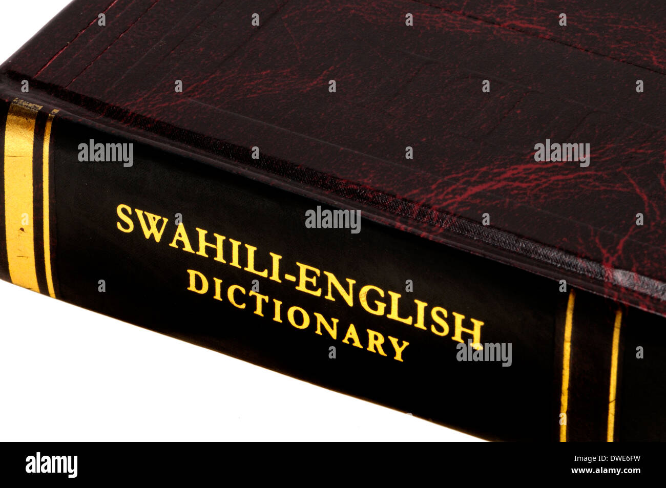 Dizionario Swahili-English Foto Stock