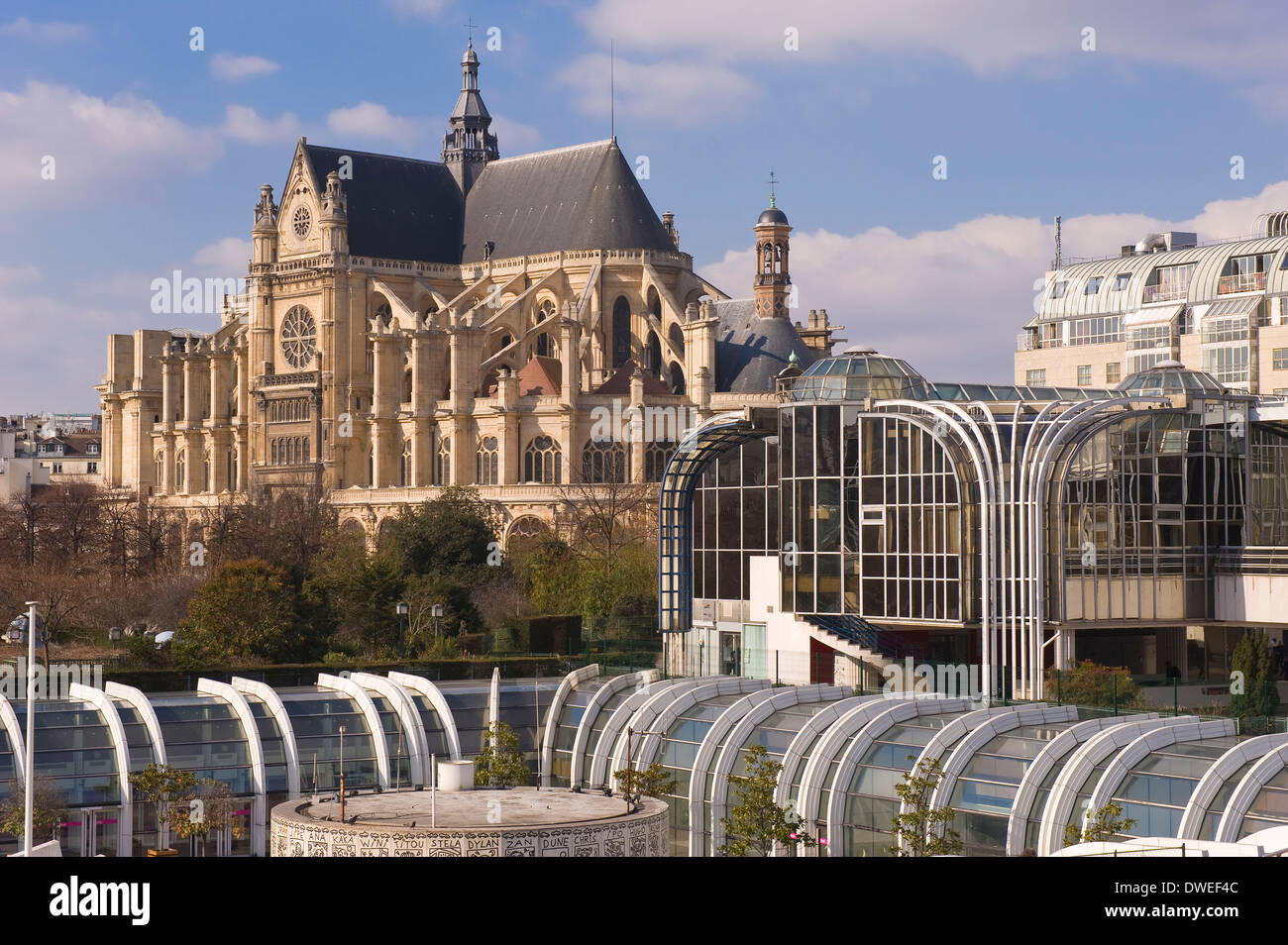 Saint Eustache, Parigi Foto Stock