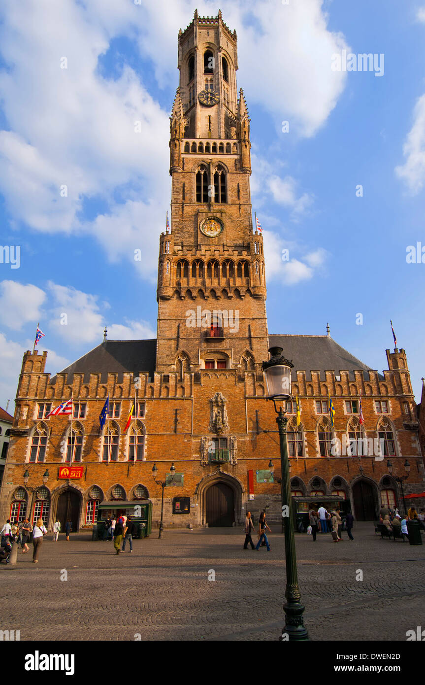 Campanile, Bruges Foto Stock Campanile, Bruges Foto Stock