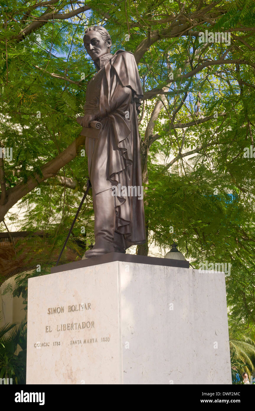 Simon Bolívar Statua, Havana Foto Stock