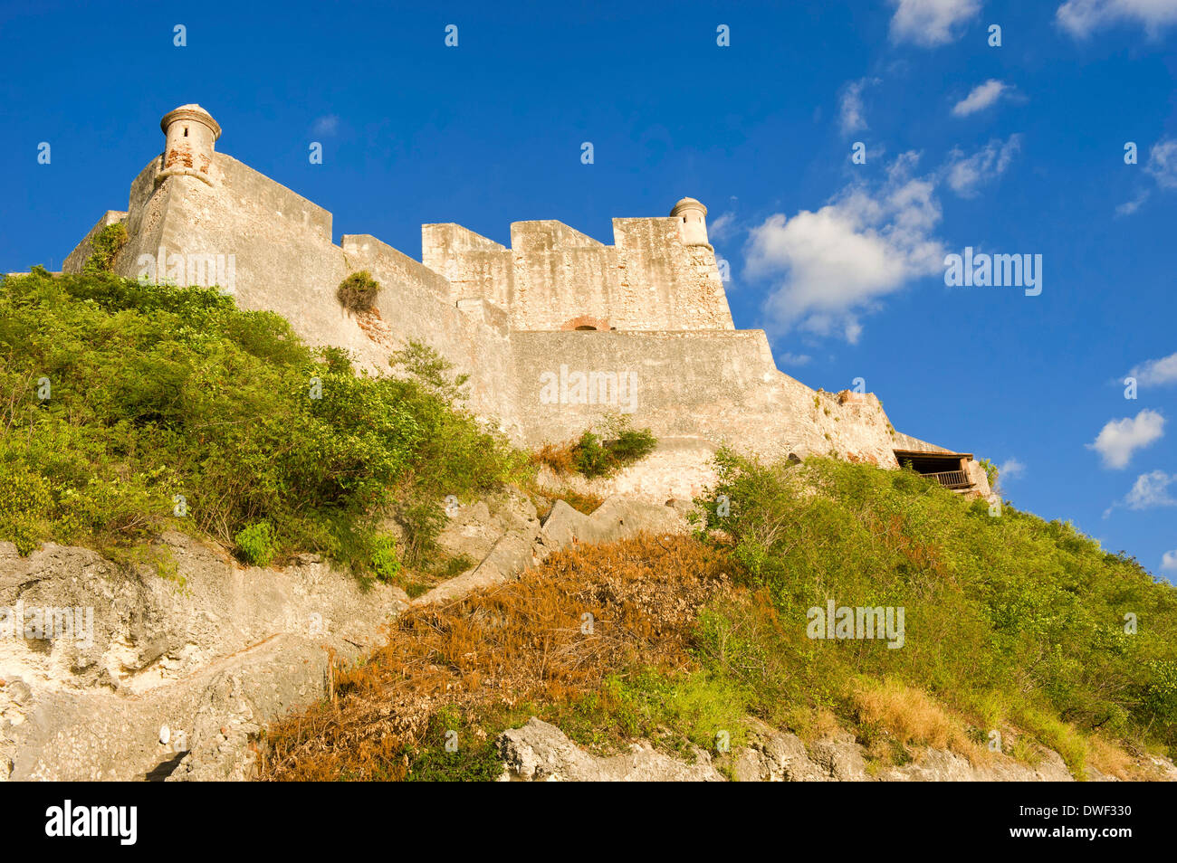 Castillo del Morro di Santiago di Cuba Foto Stock