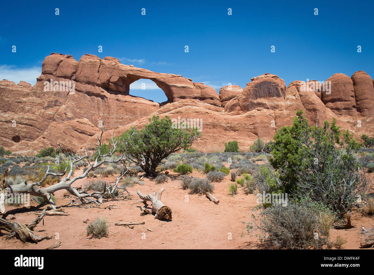 Archi parco nazionale,utah,USA-agosto 9,2012:vista del parco nazionale. Foto Stock