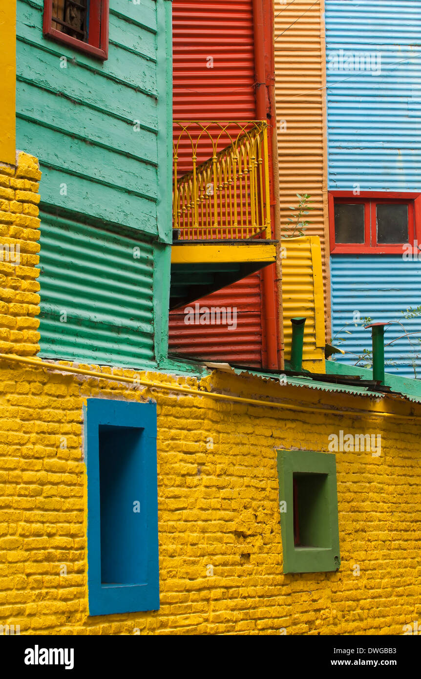 Caminito, Buenos Aires Foto Stock