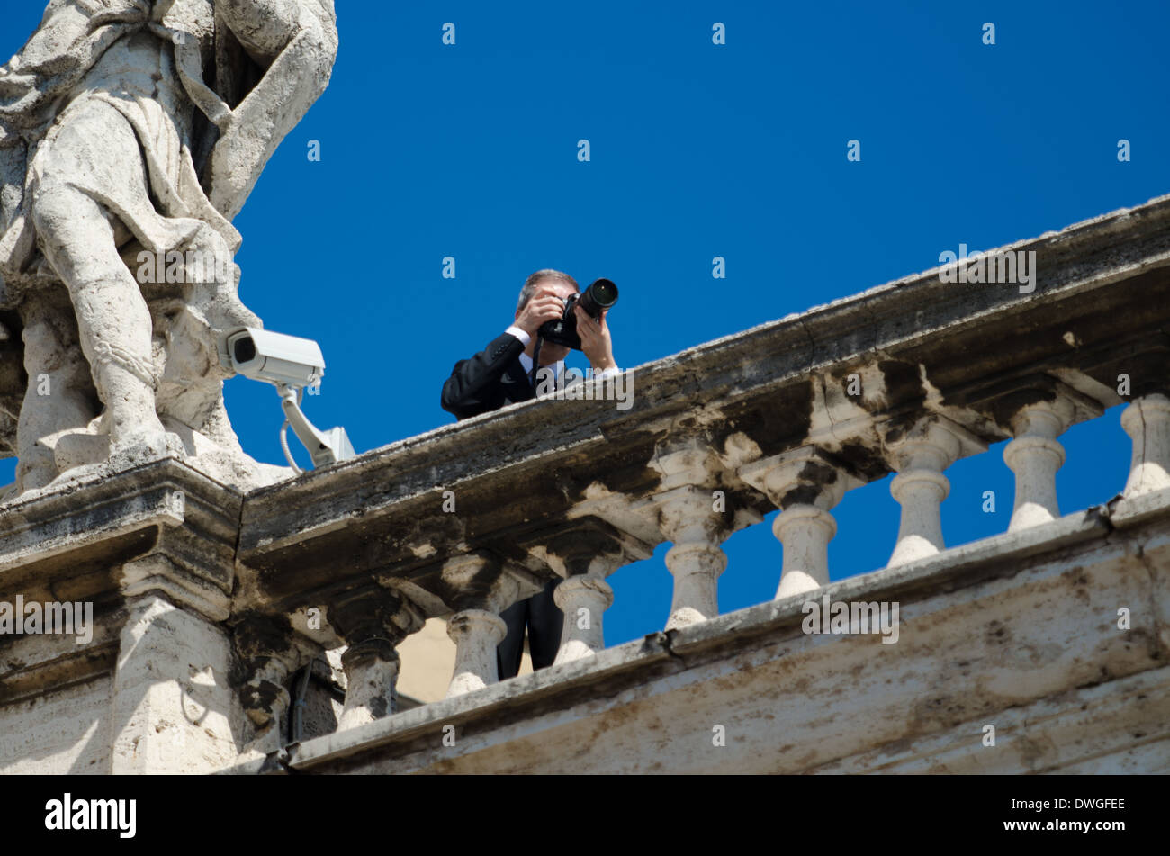 Vaticano Roma Italia religiosa Papa Religione Cattolica Santa messa celebrazione vacanza fotografo papale Foto Stock