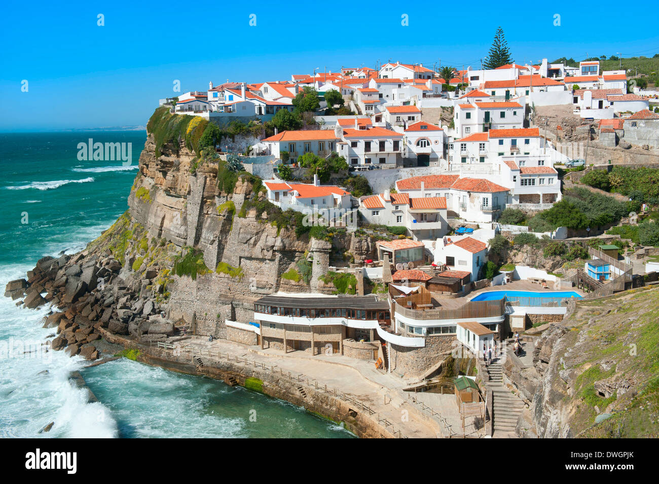 Azenhas do Mar Foto Stock