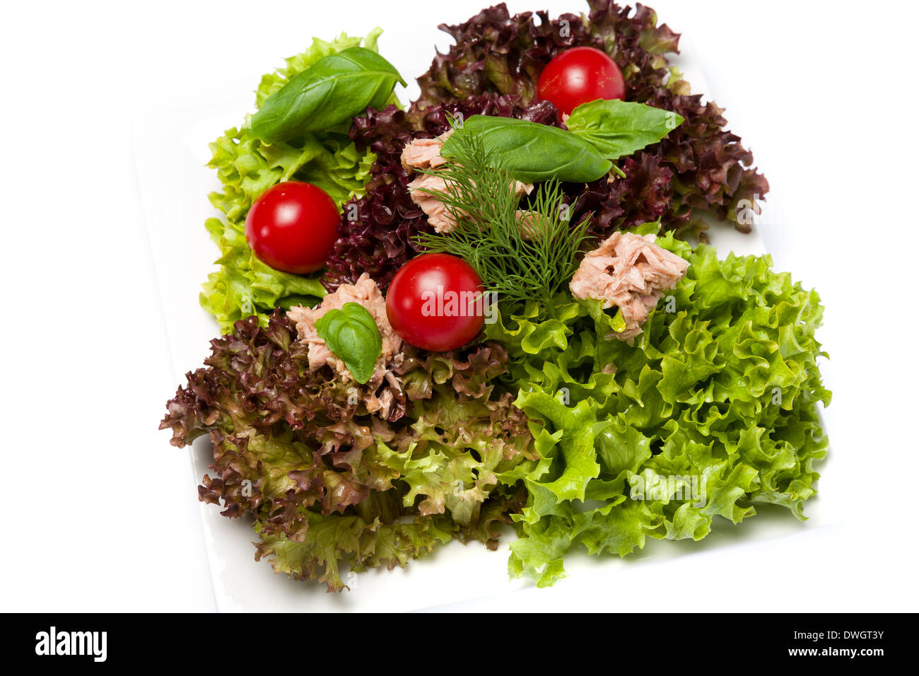 Fresche verdure crude come la base di uno stile di vita sano Foto Stock