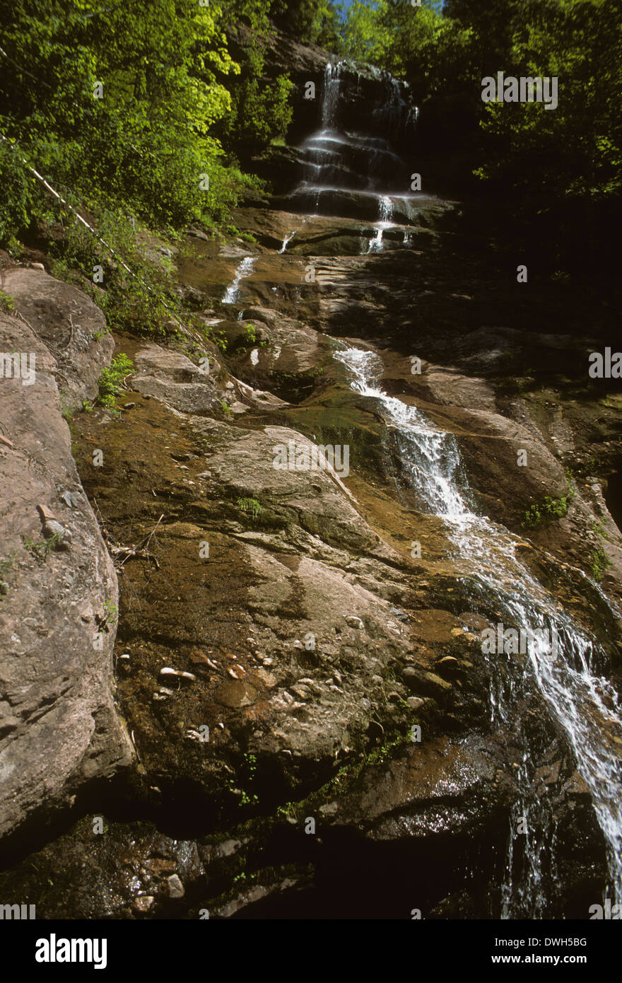 Divieto Beulach Falls, Cape Breton, Nova Scotia, Canada GB Foto Stock