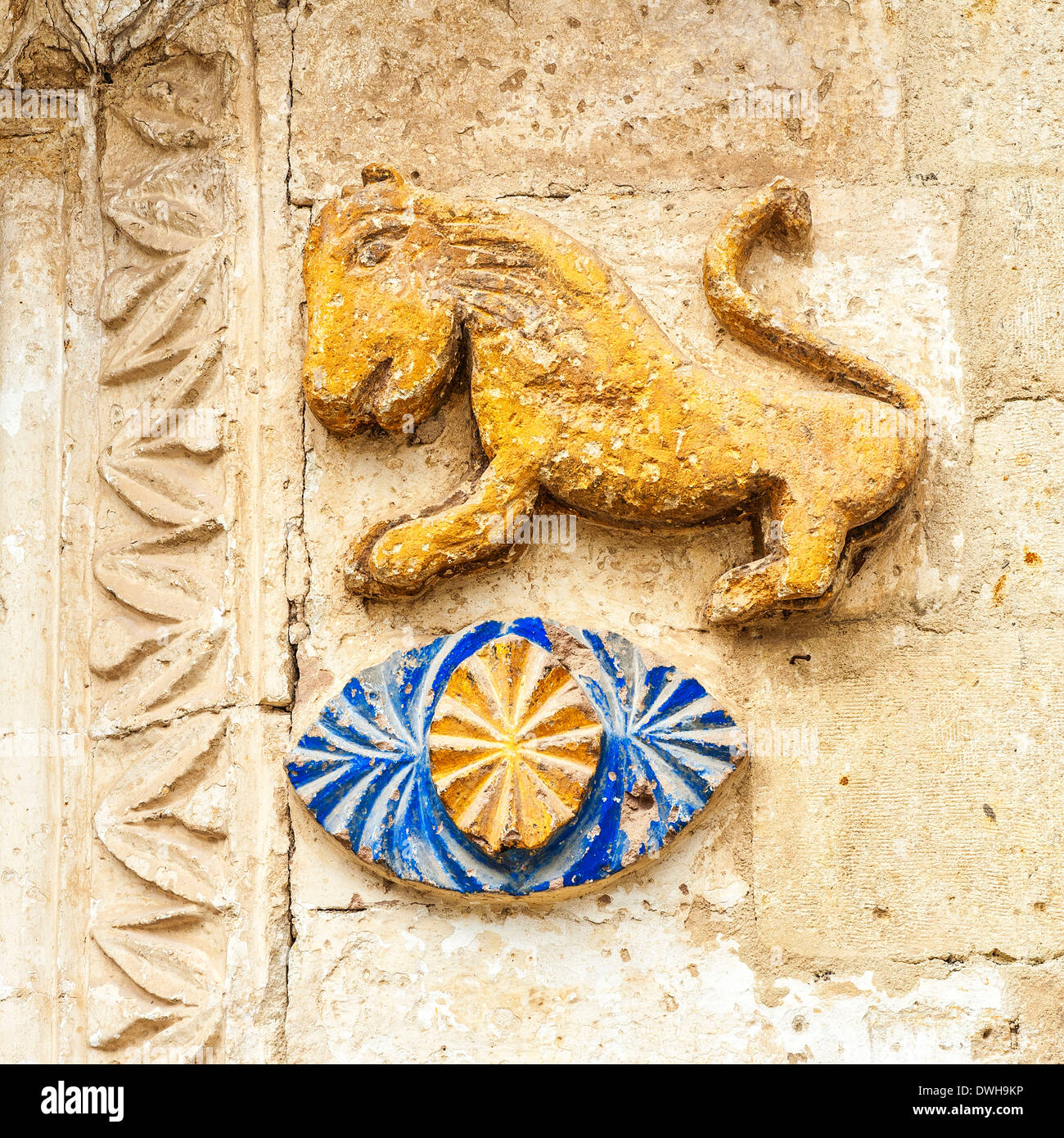 Dettaglio della parete, Mustafapasa Foto Stock