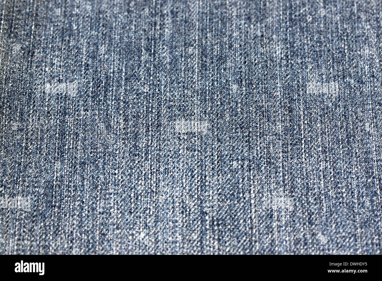 Texture di jeans blu nella macro. Foto Stock